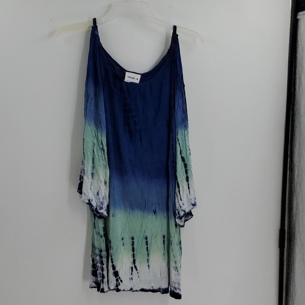 Swimsuits for all cold shoulder cover up woman